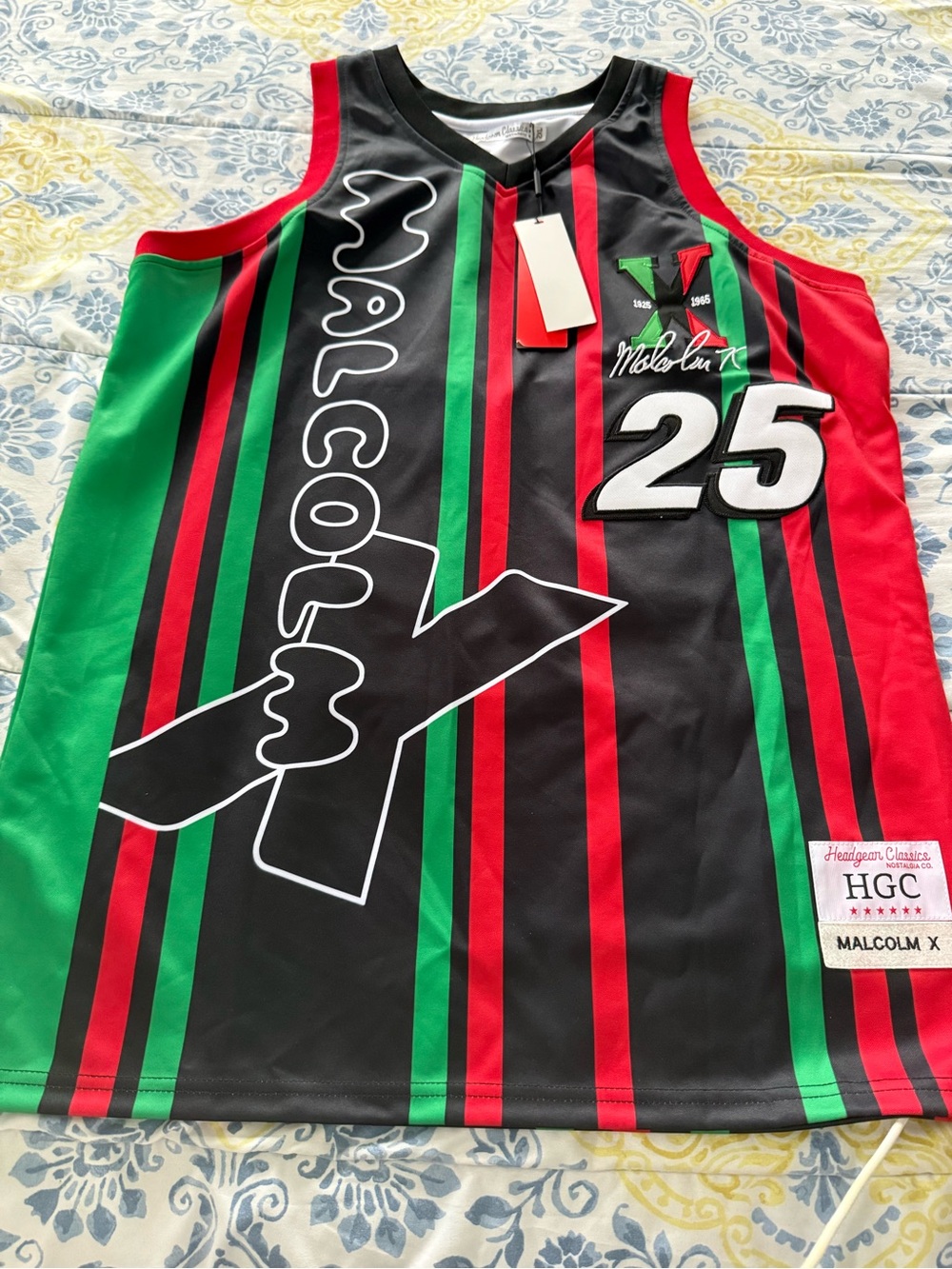 Headgear Classics Malcolm X Basketball Jersey
